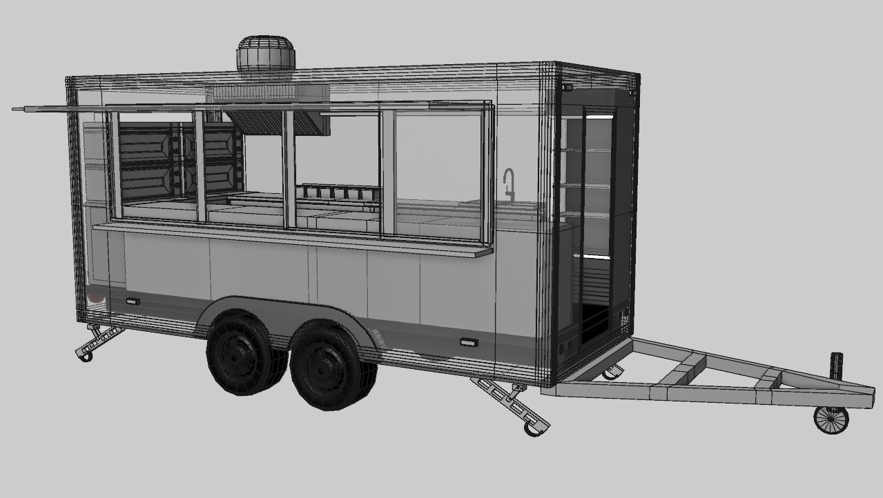 the pizza 3d The Hotdog